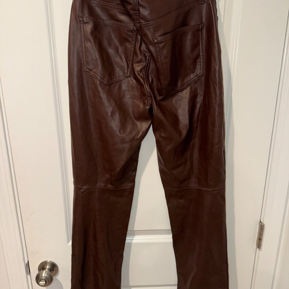 GAP High Rise Faux-Leather Vintage Slim Jeans - Picture 5 of 9